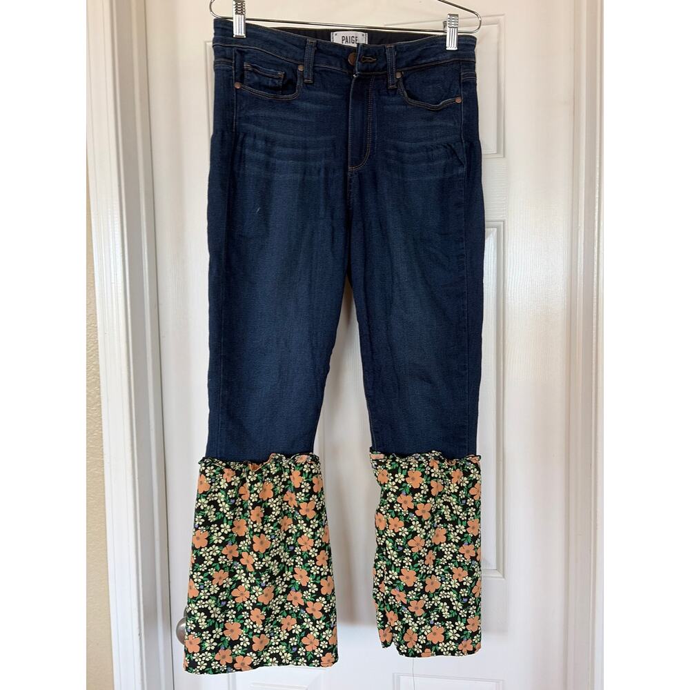 Upcycled Jeans Paige Jeans Size 30 Boho Handmade